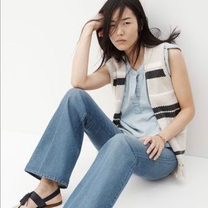 Madewell Chambray Popover Tank